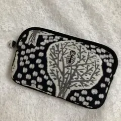 ミナペルホネン　ハンドメイド　がま口　かん付　pollot senko ミナペルホネン がま口印鑑ケース senko hanabi 線香花火 ハンコ