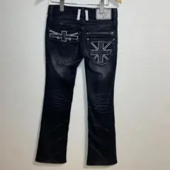 archive Lolita jeans black flare denim