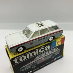 訳あり黒箱日本製トミカ　日本航空セドリックワゴン連絡車