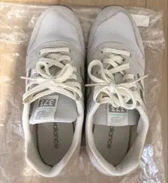 New Balance 373 ホワイト スニーカー（23.5㎝）