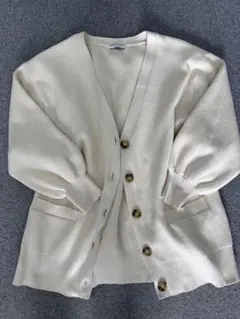 BAYFLOW アイボリー カーディガン