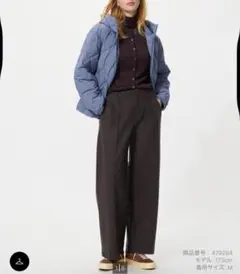 UNIQLOブラッシュドジャージーワイドパンツ