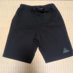しまむら クライマーハーフパンツ 130cm 黒 ストレッチ DRY