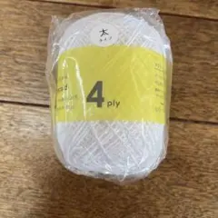DARUMA プラコード 4ply ホワイト