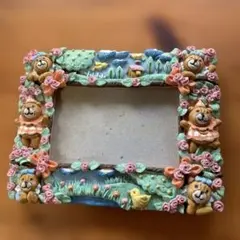 カラフルな動物デザイン フォトフレーム