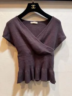 FREE'S MART パープル ノースリーブ トップス