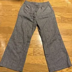 コムサイズム　グレー ワイドパンツ スラックス　M