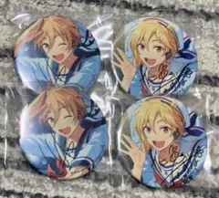 あんスタ 真白友也 仁兎なずな ポートレートサイン缶バッジ