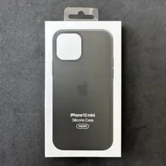 iPhone12mini ブラック　シリコーン アップル　Apple 純正　新