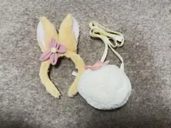 ミスバニー　カチューシャ　ショルダーバッグ　セット　ディズニー