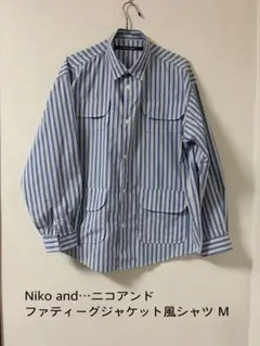 Niko and…ニコアンド ファティーグジャケット風シャツM