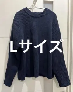 【美品】ウォッシャブルソフトニットクルーセーター