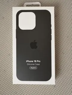 純正 新品未開封iPhone16pro シリコンケース ブラック