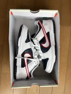 Nike Dunk Low ホワイト/ネイビー/レッド