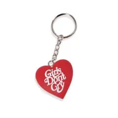 【HUMANMADE】ヒューマンメイドGirlsDontCryキーホルダー　赤白