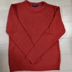 nano オレンジ ニットセーター