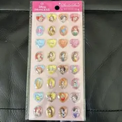 Disney プリンセス ハート型シール ストーンシール