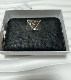 GUESS ブラック 二つ折り財布