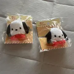 ポチャッコ ぬいヘアゴム 2個セット