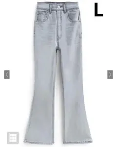 【タグ付き！新品未使用】フリージアハイウエストフレアデニムパンツ