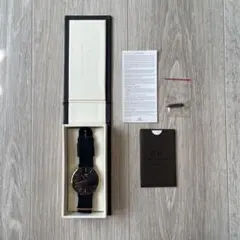 Daniel Wellington ブラック/ゴールド 時計 カジュアル