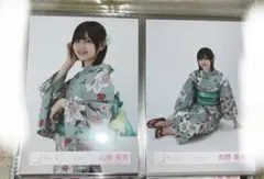 櫻坂46 生写真 2024年 浴衣 的野美青 チュウ - メルカリ