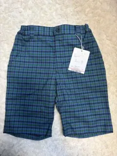 familiarチェック柄ハーフパンツ／サイズ100（品番：240362 XB）