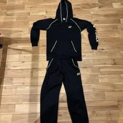 YONEX フード付きウェア SS ブラック
