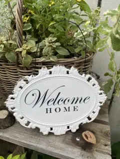 土日SALEします！Welcome HOME ガーデンプレートのサムネイル