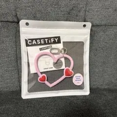 CASETiFY Silicone Heart Wristlet ピンク