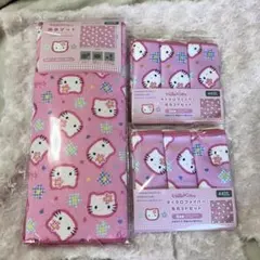 サンリオ　3点　ハローキティ 吸水マット マイクロファイバー布巾 3P ワッツ