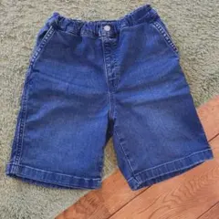 子供服　ハーフパンツ　デニムパンツ　ユニクロ