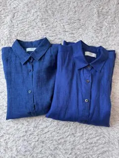 ユニクロプレミアムリネンシャツ.2点セット