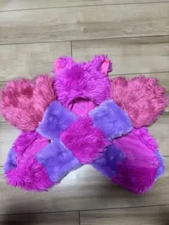 ディズニー　チェシャ猫　マフラーキャップ