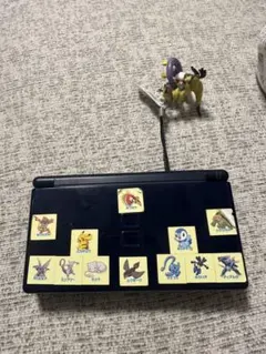 ニンテンドーDS Lite ネイビー ポケモンステッカー付き