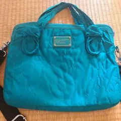 MARC BY MARC JACOBS　PC ビジネスバッグ ターコイズ