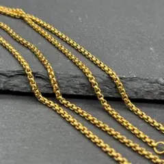 ヴィンテージ ゴールド チェーン ネックレス 18k gpチェーン シンプル