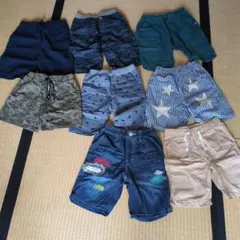 男児130cmハーフパンツセット 8点