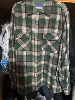 ペンドルトン　ウール　シャツ　チェック　オンブレ　ビンテージ　bigmac
