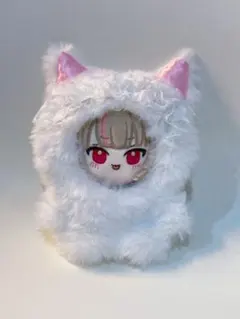 ぬい服　着ぐるみ　ヘッドドレス　ちびぐるみ　ピンク　猫