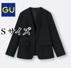 GU ウォッシャブルノーカラージャケット / Sサイズのサムネイル