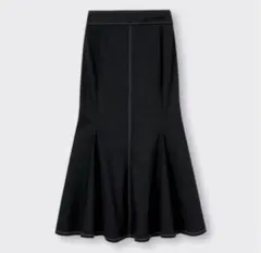 GU マーメイドスカート スリット ステッチ入り