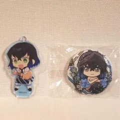 鬼滅の刃アクリルキーチェーン、缶バッチセット