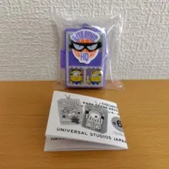 USJ ユニバ ミニオン コレクタブルパークシーンキーチェーン 紫