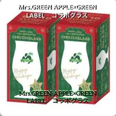 Mrs.GREEN APPLE×GREEN LABEL　コラボグラス 2個セット