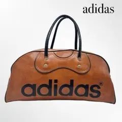 希少 adidas アディダス 70s ヴィンテージ レザー ボストンバッグ