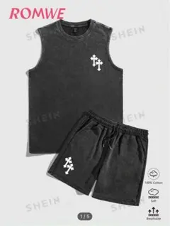 ＲＥＩＮＡ 様専用SHEIN クロスセットアップ 男女ok