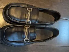 黒いローファー キッズシューズ