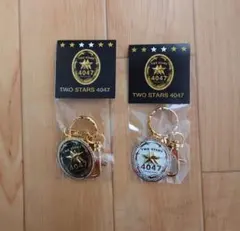 JR九州 ふたつ星4047 車内限定販売グッズ ロゴキーホルダー 2色セット