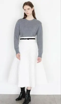 新品キルティングAMICA kids アミカキッズ　ボヤージュスカート